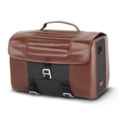leather top box for motorcycle